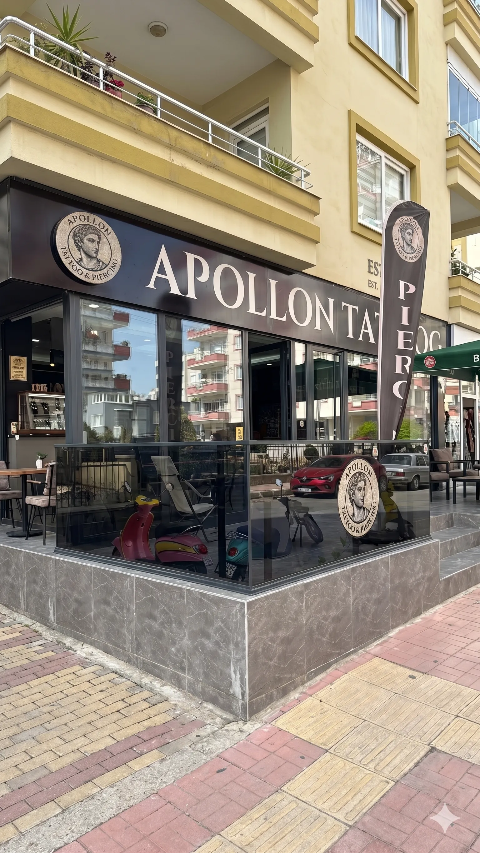 Apollon Tattoo Mersin lounge lüks konfor stüdyo